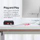 Mercusys 5-port Gigabit mini Desktop preklopnik (Switch), 5×10/100/1000M RJ45 ports, plastično kućište