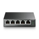 TP-Link 5-port Gigabit PoE preklopnik (Switch), 5×10/100/1000M RJ45 ports, 4×PoE ports, metalno kućište (56W)
