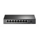 TP-Link 8-port Gigabit PoE preklopnik (Switch), 8×10/100/1000M RJ45 ports, 4×PoE ports, metalno kućište (53W)