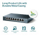 TP-Link 8-port Gigabit Desktop preklopnik (Switch), 8×10/100/1000M RJ45 ports, metalno kućište