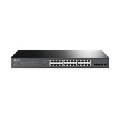 TP-Link Omada JetStream 24-port Gigabit L2 PoE+ Smart preklopnik (Switch), 24×10/100/1000M RJ45 port, 4×Gbit SFP, 802.3a
