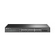 TP-Link Omada JetStream 24-port Gigabit Smart preklopnik (Switch), 24×10/100/1000M RJ45 ports, 4×Gigabit SFP, 1U 19" rac