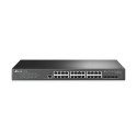 TP-Link Omada JetStream 24-port Gigabit Smart preklopnik (Switch), 24×10/100/1000M RJ45 ports, 4×Gigabit SFP, 1U 19" rac