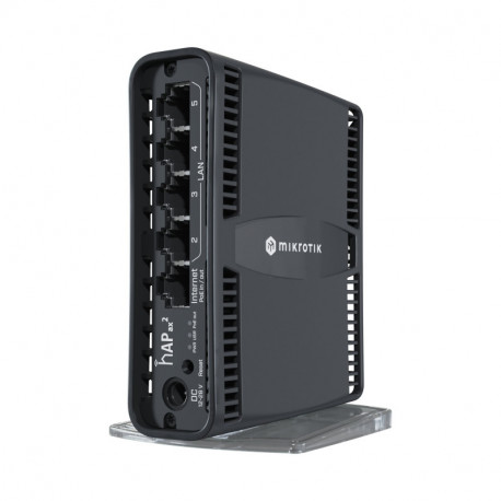 Mikrotik hAP ax2,Wi-Fi 6, C52iG-5HaxD2HaxD-TC, Quad-Core 864MHz CPU, 1GB RAM, 5×Gbit LAN (1×Gbit LAN PoE OUT), 2.4GHz/5G