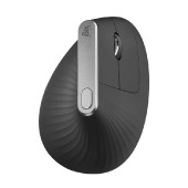 Logitech MX Vertical Advanced vertikalni ergonomski bežični optički miš, za dešnjake, USB, grafit (910-005448)