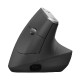 Logitech MX Vertical Advanced vertikalni ergonomski bežični optički miš, za dešnjake, USB, grafit (910-005448)