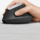Logitech MX Vertical Advanced vertikalni ergonomski bežični optički miš, za dešnjake, USB, grafit (910-005448)