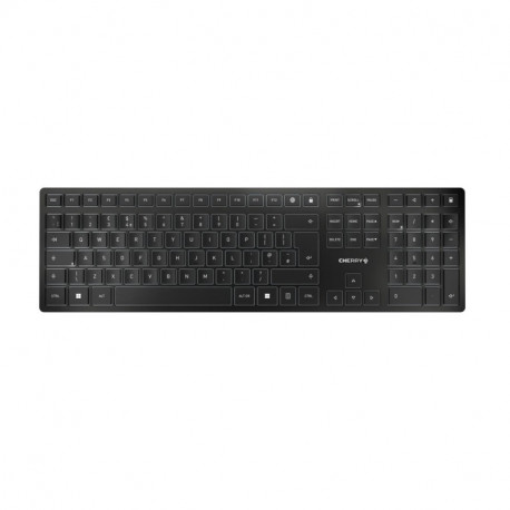 Cherry KW 9100 SLIM bežična/BT tipkovnica, AES-128 enkripcija, crna