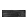 Cherry KW 9100 SLIM bežična/BT tipkovnica, AES-128 enkripcija, crna