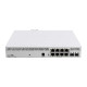 Mikrotik Cloud Smart Switch CSS610-8P-2S+IN, 8×G-LAN PoE-out, 802.3af/at, 2×SFP+ 10G, SwOS, desktop kučište, PSU