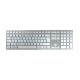 Cherry KW 9100 Slim bežična tipkovnica za MAC, Srebrno/Bijela