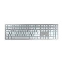 Cherry KW 9100 Slim bežična tipkovnica za MAC, Srebrno/Bijela