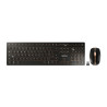 Cherry DW 9100 Slim bežična/BT tipkovnica + miš, AES-128 enkripcija, crna