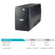 Fortron Source UPS FP 600VA/360W, Line-interactive, 2×Schuko, 1×7Ah, 3.5min. autonomija