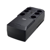Fortron Source UPS NanoFit 600VA/300W, Offline, 2×USB, 6×Schuko, 1×4.5Ah, 7min autonomija@50%