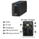 Fortron Source UPS iFP 2000VA/1200W, Line-interactive, 2×Schuko, 2×IEC C13, RJ11/45, USB, 2×9Ah, 5min. autonomija