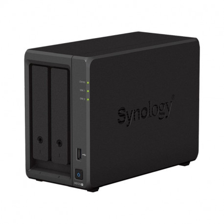 Synology DS723+ DiskStation 2-bay All-in-1 NAS server, 2.5"/3.5" HDD/SSD podrška, Hot Swappable HDD, Wake on LAN/WAN, 2G