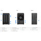 Synology DS723+ DiskStation 2-bay All-in-1 NAS server, 2.5"/3.5" HDD/SSD podrška, Hot Swappable HDD, Wake on LAN/WAN, 2G