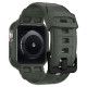 Spigen Rugged Armor Pro, zaštitna maska s remenom za Apple pametni sat, zelena - Apple Watch 8/7 (45mm)/SE 2022/6/SE/5/4