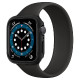 Spigen Thin Fit, zaštitna maska za Apple pametni sat, crna - Apple Watch SE 2022/6/SE/5/4 (44mm)