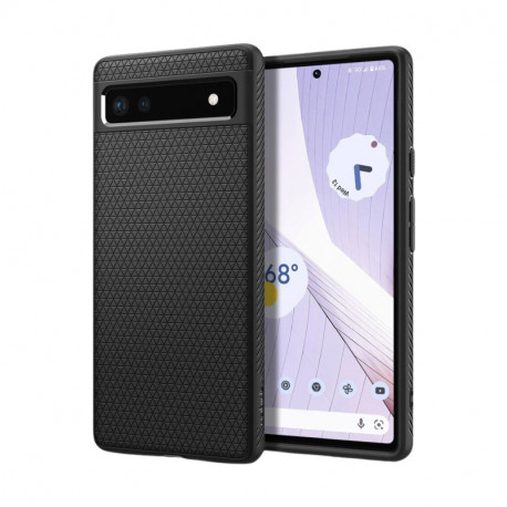 Spigen Liquid Air, zaštitna maska za telefon, crna - Google Pixel 6a