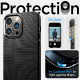 Spigen Liquid Air, zaštitna maska za telefon, mat crna - iPhone 14 Pro