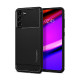 Spigen Rugged Armor, zaštitna maska za telefon, crna - Samsung Galaxy S21 FE 5G