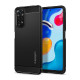 Spigen Rugged Armor, zaštitna maska za telefon, crna - Xiaomi Redmi Note 11S/Note 11 (ACS04417)