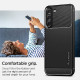Spigen Rugged Armor, zaštitna maska za telefon, mat crna - Samsung Galaxy S22