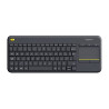 Logitech K400 Plus bežična tipkovnica+touchpad, USB, crna (920-008385)
