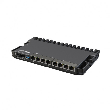 Mikrotik RouterBOARD RB5009UG+S+IN, ARMv8 CPU, 1GB DDR4 RAM, 1GB NAND, 1×2.5Gbit LAN, 7×1Gbit LAN, 1xSFP+ port, RouterOS
