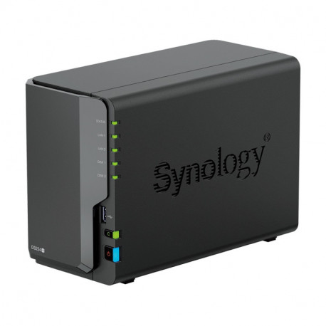 Synology DS224+ DiskStation 2-bay All-in-1 NAS server, 2.5"/3.5" HDD/SSD podrška, Hot Swappable HDD, Wake on LAN/WAN, 2G