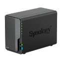 Synology DS224+ DiskStation 2-bay All-in-1 NAS server, 2.5"/3.5" HDD/SSD podrška, Hot Swappable HDD, Wake on LAN/WAN, 2G