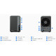 Synology DS224+ DiskStation 2-bay All-in-1 NAS server, 2.5"/3.5" HDD/SSD podrška, Hot Swappable HDD, Wake on LAN/WAN, 2G