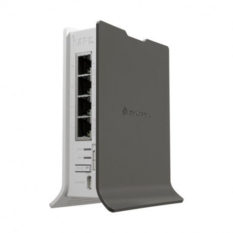 Mikrotik hAP ax Lite LTE6 kit, 800MHz CPU, 256MB RAM, 4×G-LAN, 2.4Ghz 802.11b/g/n/ax, LTE CAT6 modem, microSIM, tower ku