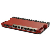 Mikrotik RouterBOARD L009UiGS-RM, 800MHz CPU, 512MB RAM, 8×G-LAN, 1×2.5G SFP, USB, desktop/1U rackmount kučište, PSU, K-