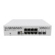 Mikrotik Cloud Router Switch CRS310-8G+2S+IN, 800 Mhz CPU, 256MB RAM, 8×2.5GLAN, 2×SFP+, RouterOS L5, desktop kučište, r
