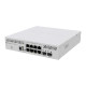 Mikrotik Cloud Router Switch CRS310-8G+2S+IN, 800 Mhz CPU, 256MB RAM, 8×2.5GLAN, 2×SFP+, RouterOS L5, desktop kučište, r