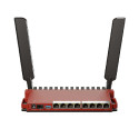 Mikrotik L009UiGS-2HaxD-IN, 800MHz CPU, 512MB RAM, 8×G-LAN, 1×2.5G SFP, 2.4 GHz 802.11b/g/n/ax dual-chain, 4dBi 2.4GHz e