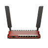 Mikrotik L009UiGS-2HaxD-IN, 800MHz CPU, 512MB RAM, 8×G-LAN, 1×2.5G SFP, 2.4 GHz 802.11b/g/n/ax dual-chain, 4dBi 2.4GHz e
