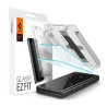 Spigen Glass tR EZ Fit, Transparency, zaštitno staklo za ekran telefona, 2 kom + okvir za instalaciju - Samsung Galaxy Z