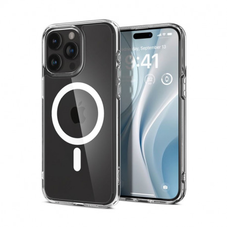 Spigen Ultra Hybrid MagSafe, zaštitna maska za telefon, bijela - iPhone 15 Pro Max (ACS06576)