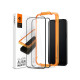 Spigen Glass tR AlignMaster, zaštitno staklo za ekran telefona, 2 kom, FC crni - iPhone 15 Pro (AGL06895)