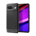 Spigen Rugged Armor, zaštitna maska za telefon, mat crna - Google Pixel 8 (ACS06277)