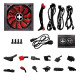 Xilence 750W Performance X+, ATX 3.0 80+ GOLD, polumodularno, aktivan PFC, 4×PCIe, 6×SATA, 20+4-pina, 140mm ventilator, 