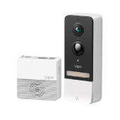 TP-Link Tapo Smart bežično zvono za vrata s video kamerom 2560×1920px, 2K 5MP, 160° dijagonalno, dvosmjerni audio, IR LED, de