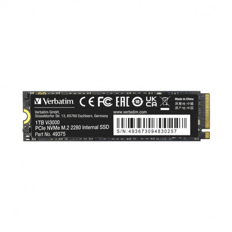 Verbatim Vi3000 1TB SSD M.2 NVMe PCIe Gen3x4