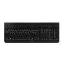 Cherry KW 3000 tiha bežična tipkovnica, crna