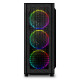 Sharkoon RGB WAVE Midi Tower ATX kućište bez napajanja, prednji/stražnji RGB ventilatori 4×120mm,Type-C (USB 3.2 Gen 2)x