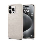 Spigen Liquid Air, natural titanium, zaštitna maska za telefon - iPhone 15 Pro (ACS07217)